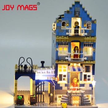 

JOY MAGS Led Light Up Kit For 10190 Creator Market Street Lighting Set Only Compatible With Model 15007/30013 NO Block Model