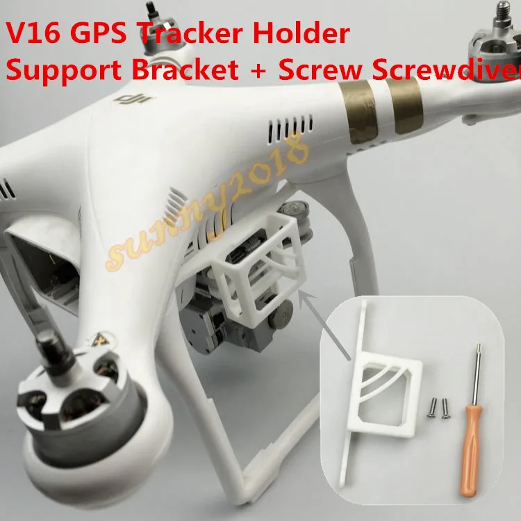 DJI Phantom 3 V16& TK 102 gps держатель маячка Поддержка кронштейн+ винт Screwdiver