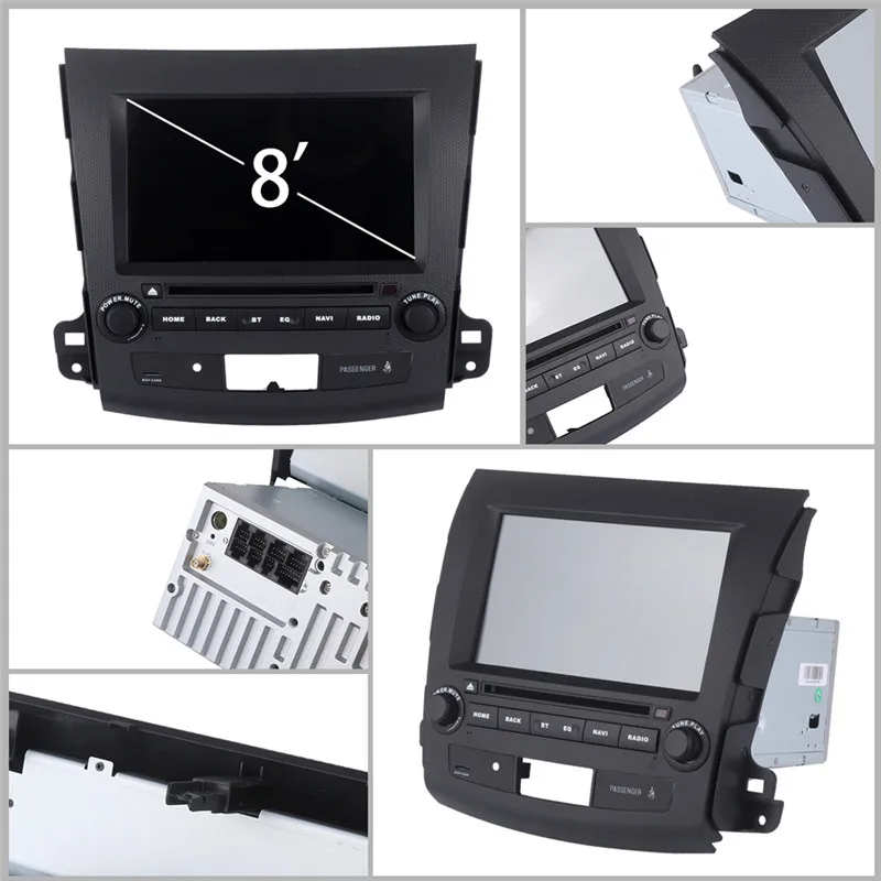 Cheap Octa Core Android 8.0 Car DVD Radio GPS Navigation For Mitsubishi Outlander 2006-2014/Peugeot 4007/Citroen C-Crosser With Canbus 10