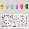 1pc ongle estampage Kit Rectangle estampage plaque beauté Floral feuilles arc Nail Art Image modèle manucure outils ► Photo 1/6