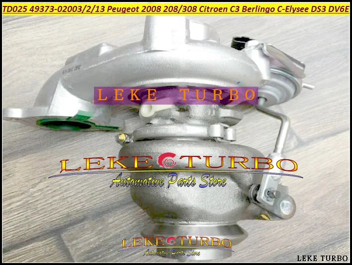 Turbo TD025 49373-02013 49373-02003 49373-02002 For Peugeot 2008 208 308 For Citroen C3 Berlingo C-Elysee DS 3 DV6ETED4 1.6L HDI (2)