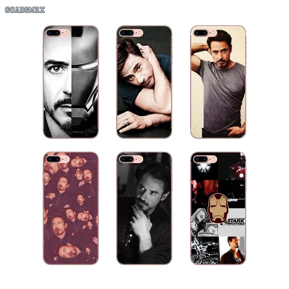 

For Xiaomi Redmi 2 S2 Note 6 7 6A Mi 8 Lite 9 SE Pro Mi Max 3 Mix 2 2S 3 Pocophone F1 Robert Downey Jr Fashion Cover Soft Covers