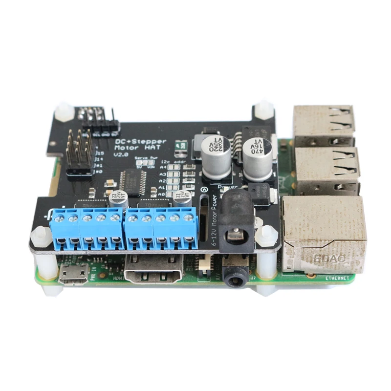 Плата расширения шагового двигателя для Raspberry Pi 3 драйвер 5 В плата робота с