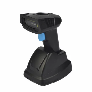 

Wireless 2.4G 1D Bar Code Scanner 2D QR Code Reader Handheld USB Wired Barcode Scanner Gun with Stand for Android Windows iOS