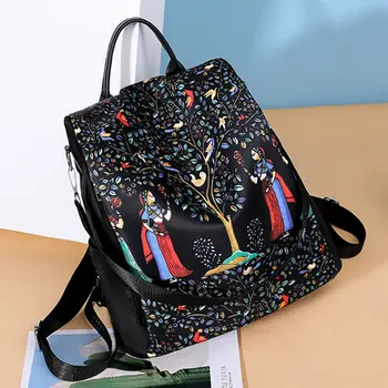 

Anti-theft Women Oxford Backpack Travel Waterproof Ladies Casual Shoulder Bag Rucksack High Capacity School Backpack