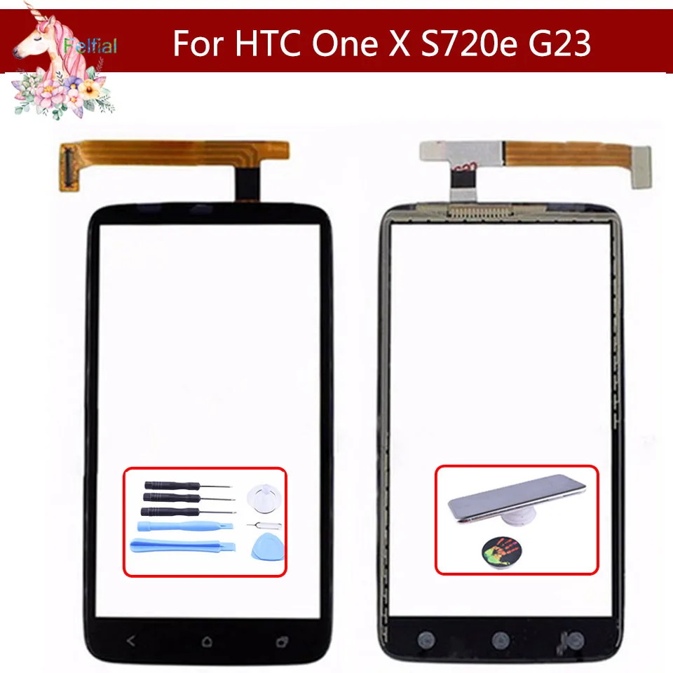 4 7 &quotдля htc One X S720E G23 сенсорный экран Сенсор планшета Стекло спереди Панель