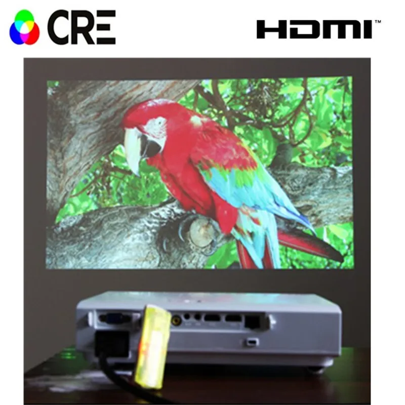 CRE X3001 высокое качество завод 1280*800 HDMI* 2 USB* 2 VGA видео sd-карта портативный 3led Многофункциональный 3D wifi бизнес проектор