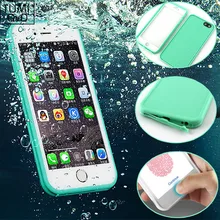 Soft Silicone Waterproof TPU Cases for iPhone 7 Case Luxury 5 5s 6 Plus 360 Degree Cover 6s Phone