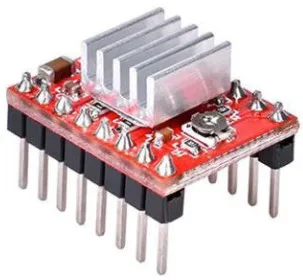 Детали 3D принтера StepStick A4988 DRV8825 Драйвер шагового двигателя с теплоотводом Reprap RAMPS
