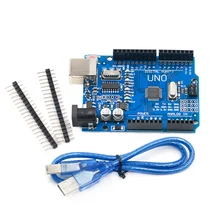 UNO R3 макетная плата ATmega328P CH340 CH340G для Arduino UNO R3 с прямым контактным разъемом UNO R3 макетная плата ATmega328P CH340 CH340G для Arduino UNO R3 с прямым контактным разъемом
