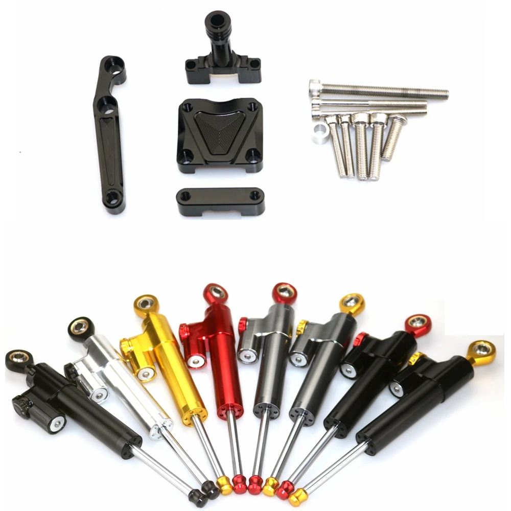 

Motorcycle cnc Universal Stabilizer Damper Complete Steering Mounting Bracket For KAWASAKI NINJA300 250 2013-2014-2015-2016