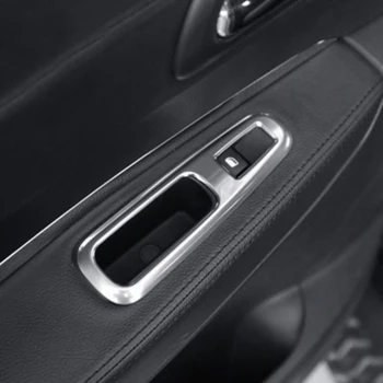 

Foal Burning Car ABS Window Lifter Panel Frame Decoration Cover Trim Sticker For Peugeot 3008 2012 2013 2014 2015 accessories