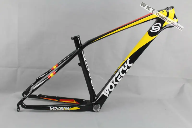 Top Free shipping wokecyc 27.5er MTB bike frame mountain bike frame 27.5er carbon fiber frame 15.5