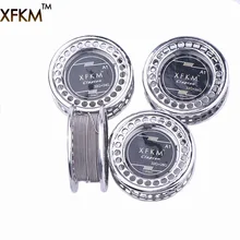 Xfkm 5 м/roll Клэптон Провода нагрева Провода для электронной сигареты RDA РБА RTA распылитель катушки предварительно созданные катушки Клэптон нагрева Провода A1