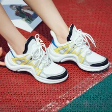 

GYP 2018 Breathable Mesh running shoes for women Outdoor Walking Jogging Sneakers Lace-Up Sport Shoes chaussure femme AA-32