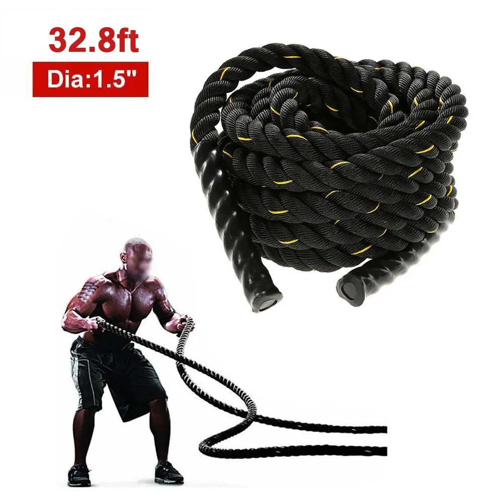 Buy TOMSHOO Battle Rope Workout Training Undulation