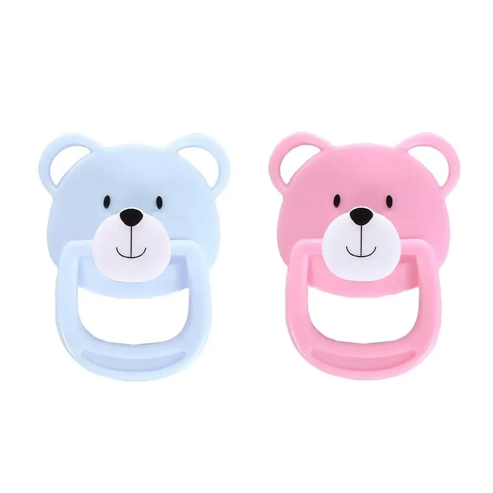 

Cartoon Bear Reborn Doll Magnetic Pacifier Plastic PVC Reborn Baby Doll Accessories Fit For Magnetic Mouth Doll Nipple
