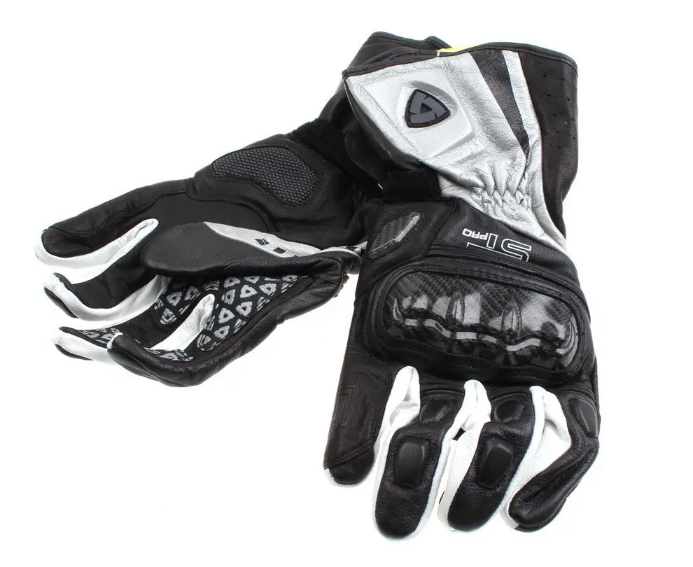 free shipping 2018 Revit ST Pro Motorcycle Gloves Long Adult Cowhide