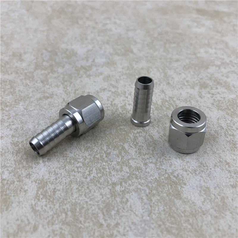 2pcslot 304 Stainless Steel Barbed Swivel Nut, 516 ID, Ball Lock MFL FOR Pin Lock Disconnect Manifold beer fitting (6)
