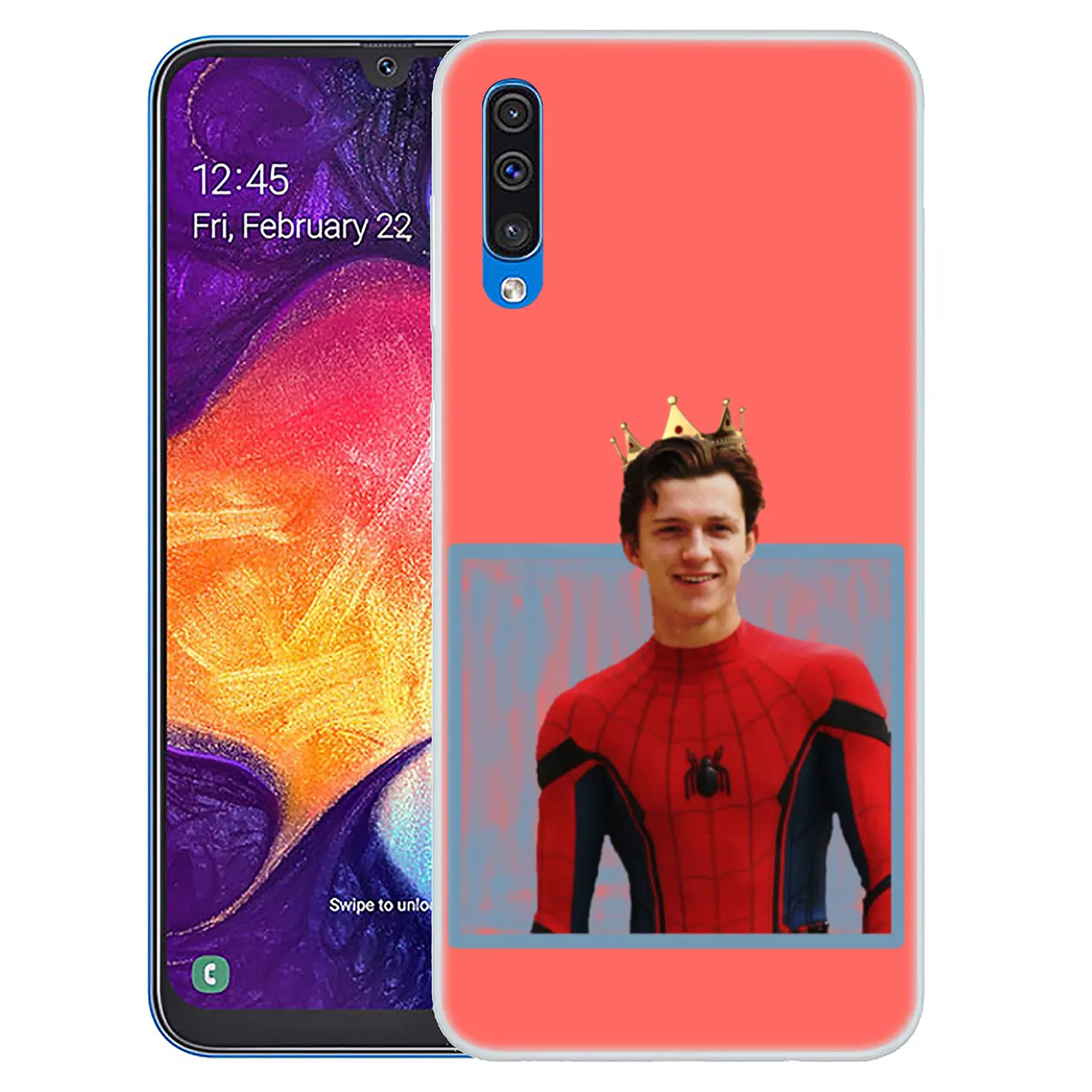 Твердый чехол для телефона Lavaza с человеком пауком Marvel том Холланд Samsung Galaxy A20E M40 M30