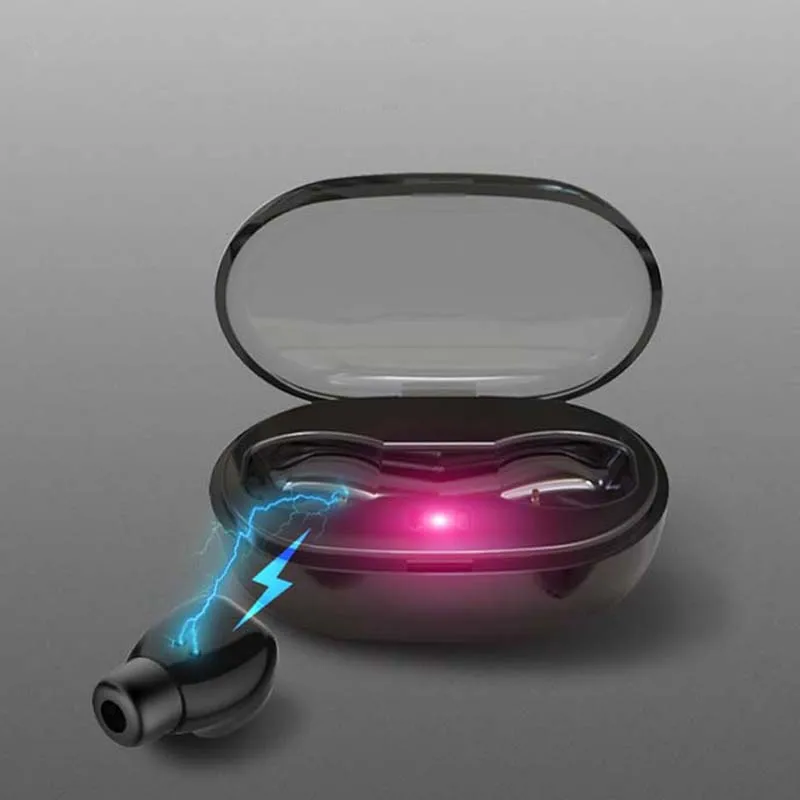 

Tws Bluetooth Earphone Wireless 5.0 Waterproof Headset with Charging Box for iPhone Mini Bluetooth headphones