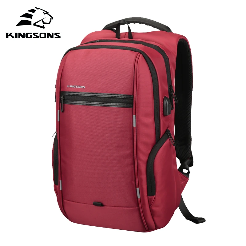 

KINGSONS 2019 New Women Fashion Backpack Business Leisure Travel Student Backpack Wear resistant 13 15 Inch Laptop Backpack