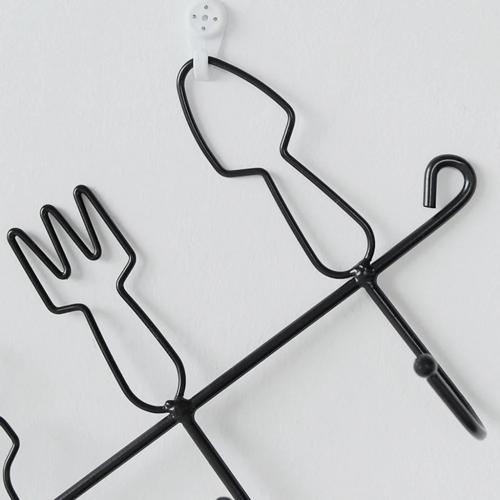 

Wall Hooks Set Solid Color Plain Style Adorable Design Home Hanging Decor 12.18