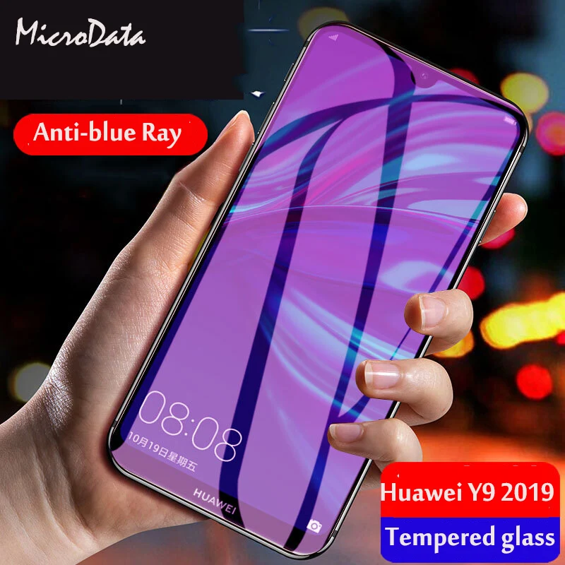 Для huawei Y9 2019 закаленное Стекло Анти Blue Ray плёнки Экран протектор для Prime 2018 0 23 мм