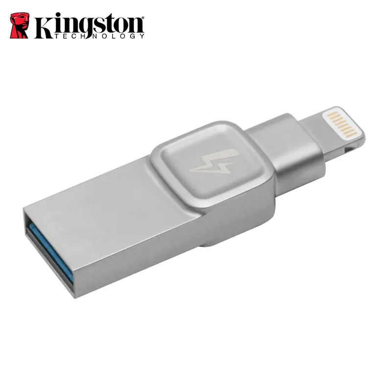 Новинка, kingston Bolt, 32 ГБ, 64 ГБ, 128 ГБ, USB флеш-накопитель, USB 3,1 Gen 1, флешка для Apple iPhone и Ipad с IOS 9,0, usb диск, флешка