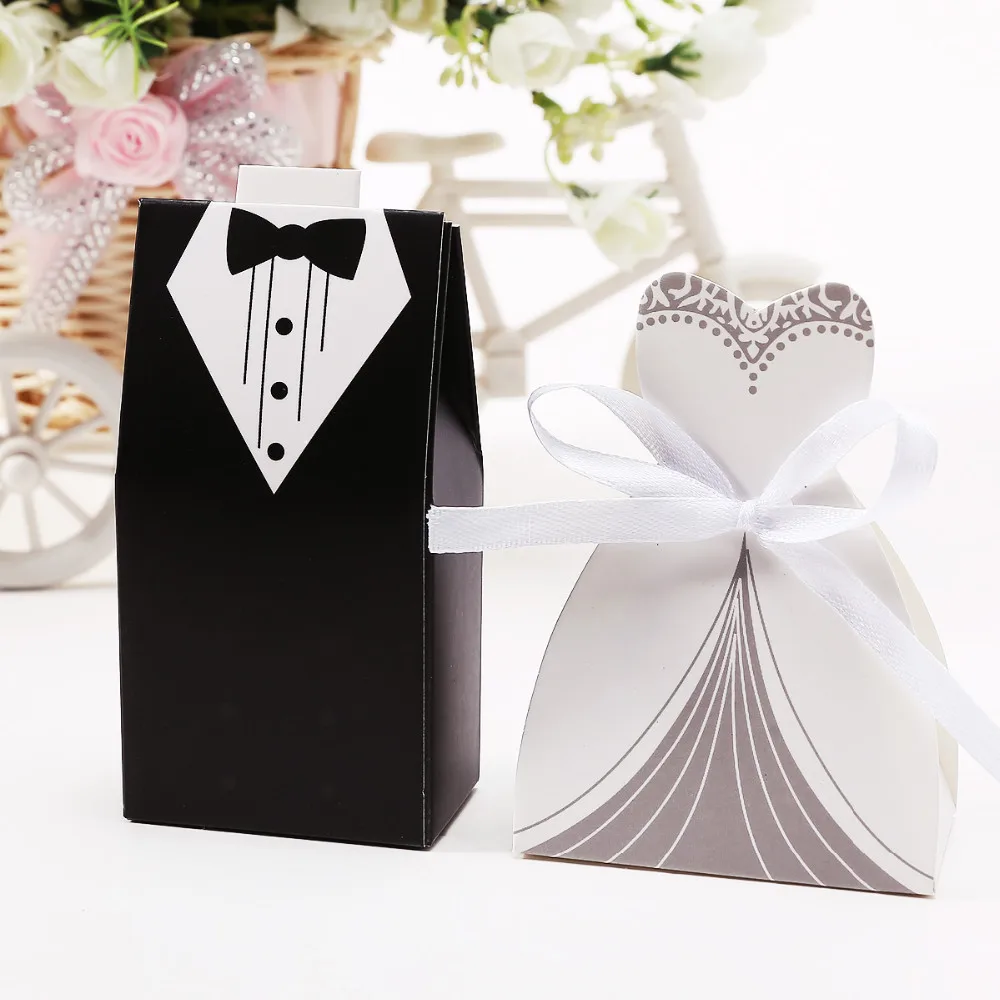 

Hot sale 250pair wedding favor candy box Bride Groom. Wedding invitation gifts,party decoration supply.decoracion boda sweet box