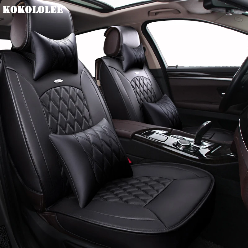 

KOKOLOLEE pu leather car seat covers For isuzu mu x seat same structure interior seat cover sticker auto accessories