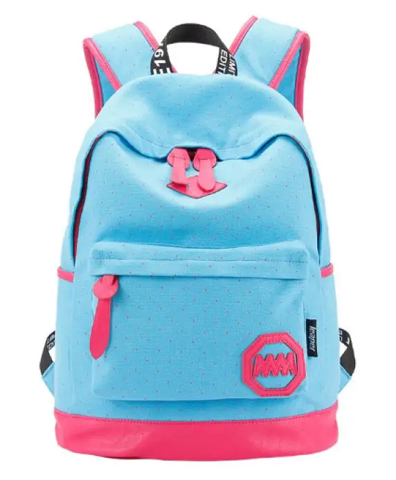 

New Fashion Canvas women backpack,children school bags,European Candy Colors Printing Backpack,cute Elegant children backpack