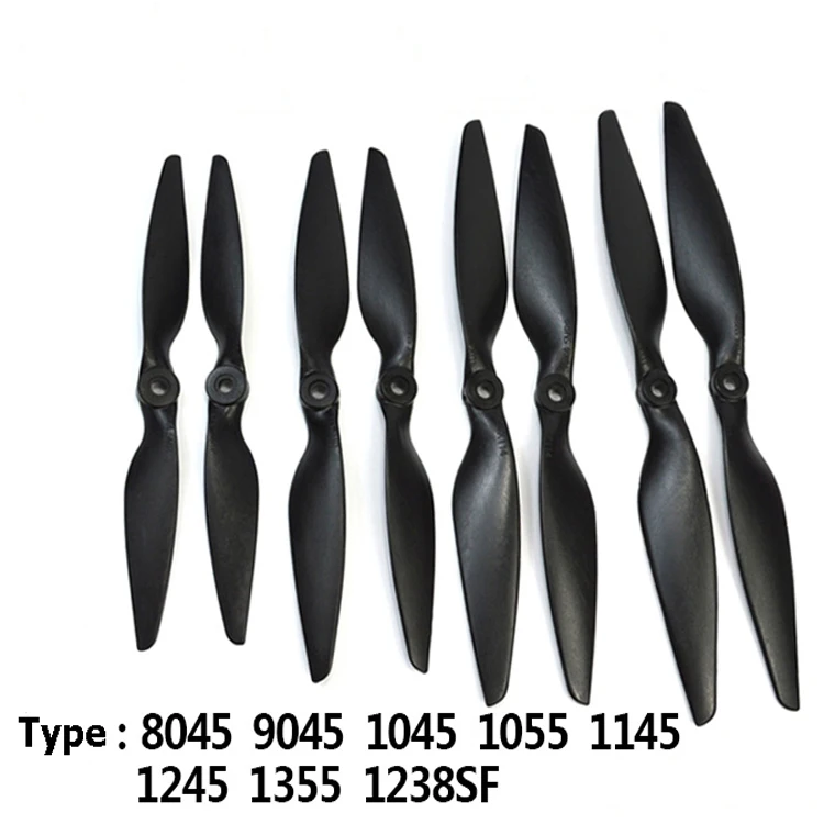 1Pair UAV Accessories Glass Fiber Nylon Propeller 9045 1045 1145 1245MR