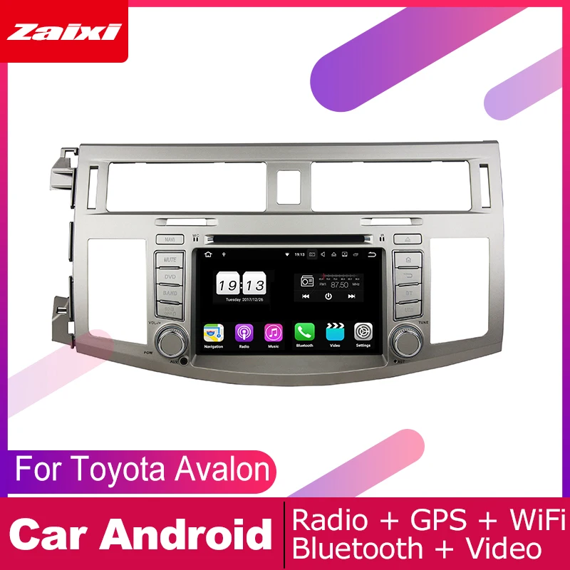 

ZaiXi android car dvd gps multimedia player For Toyota Avalon 2008~2010 car dvd navigation radio video audio player Navi Map