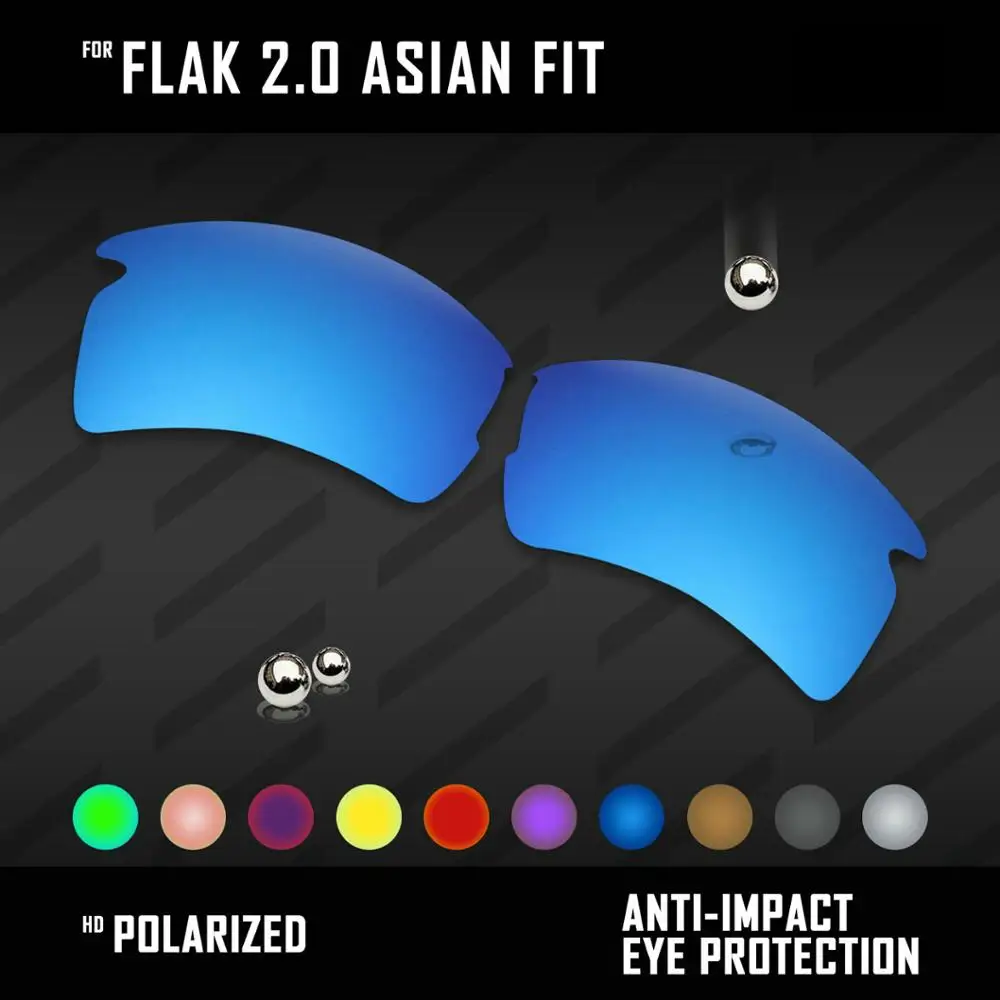 Сменные линзы OOWLIT для солнцезащитных очков Oakley Flak 2 0 азиатская посадка (AF) OO9271