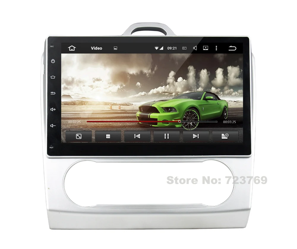 Sale 10.1 inch Android 5.1.1 Car Media Stereo Entertainment Navigation GPS for Ford Focus 2007-2011 (Automatic Air-conditioner) 18