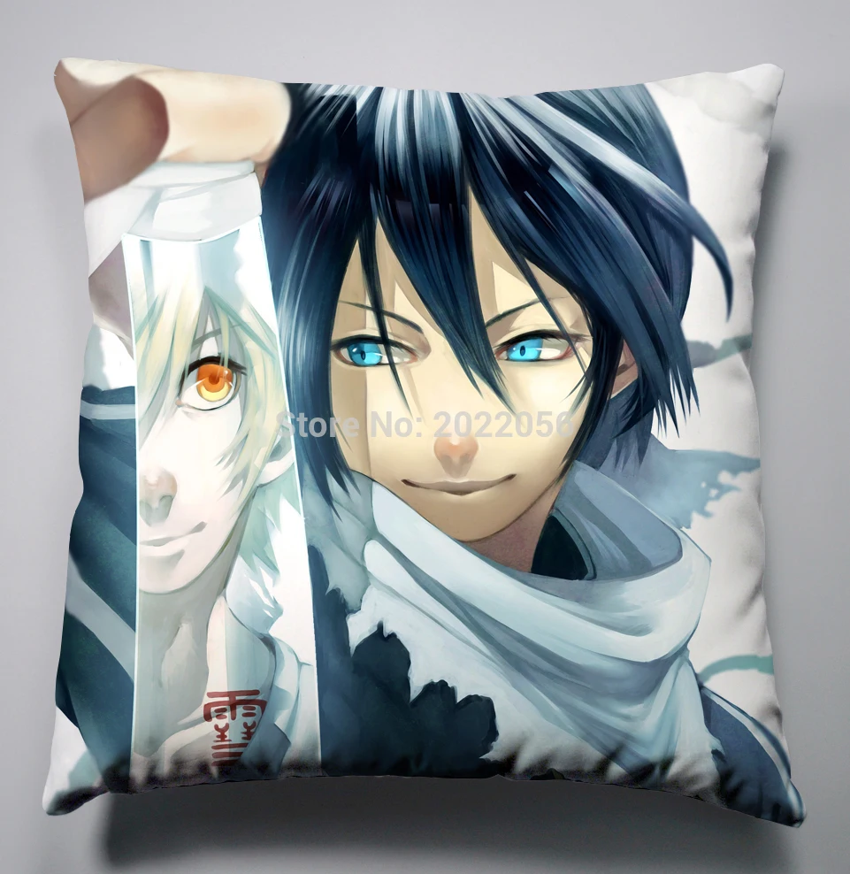 Anime Manga Noragami Pillow 40x40cm Pillow Case Cover Seat Bedding