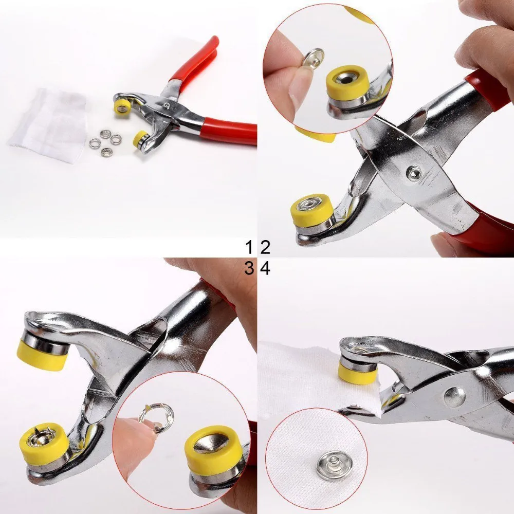 Free Shipping 9.5mm Press Stud Attaching Tool/pliers For 9 Or 9.5mm