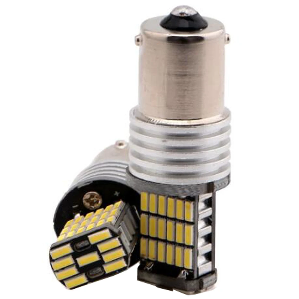YM E Bright 4 шт. S25 1157 BAY15D 4014 45 SMD 12 В 24 Неполярные тормозные стояночные огни белый