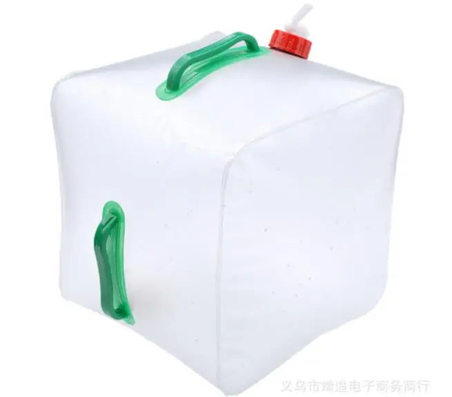 20 л Походное складное ведро для воды прозрачная сумка портативный походный