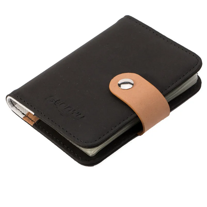

2018 Hot Sale Men Women Leather Credit Card Holder Case Card Holder Wallet Business Card Unisex Male Female Card Bags A2