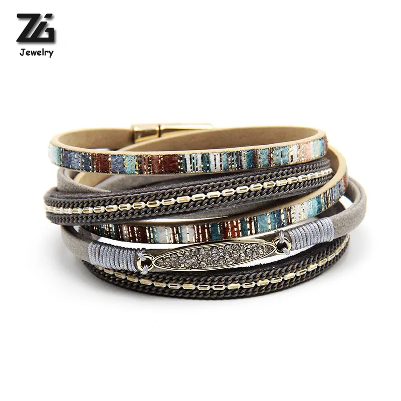 Bangles Bracelets Female Popular Geometry Lobster Buckle Accessories Bracelet Fashion Hanging 6 Bracelets LOt
