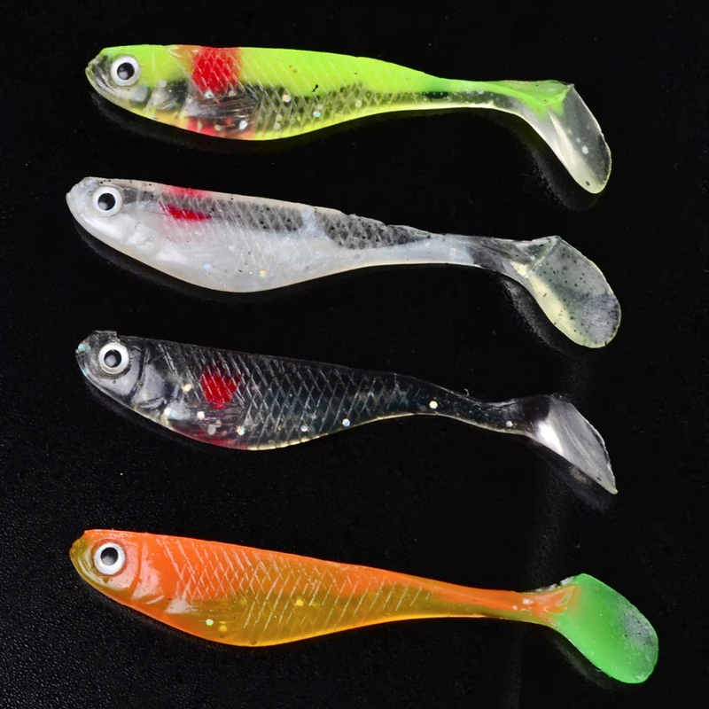 10pc/lot Fishing Bait fishing tackle soft bait fishing lure Soft lures
