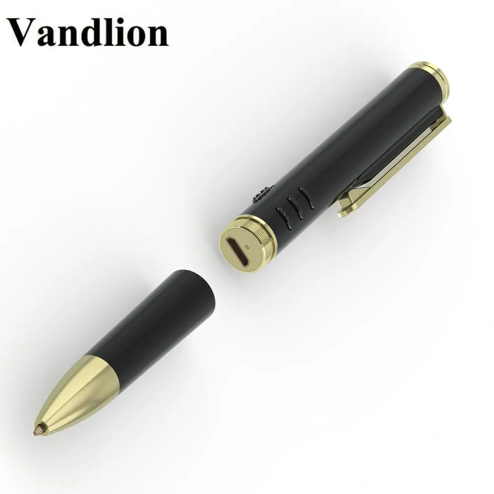 Vandlion Digital Voice Recorder Pen 8GB 16GB Audio Recorder MP3 Player Lossless Noise Reduction Stereo Sound Dictaphone V6