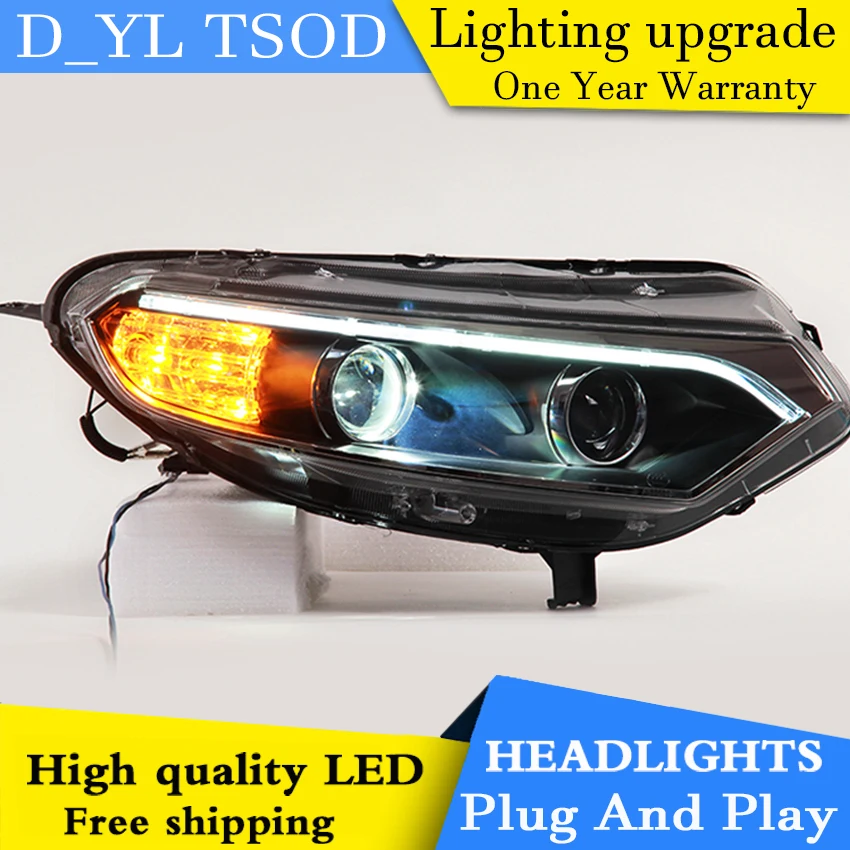 Car Styling LED Head Lamp for Ford Ecosport headlights 2013 2015