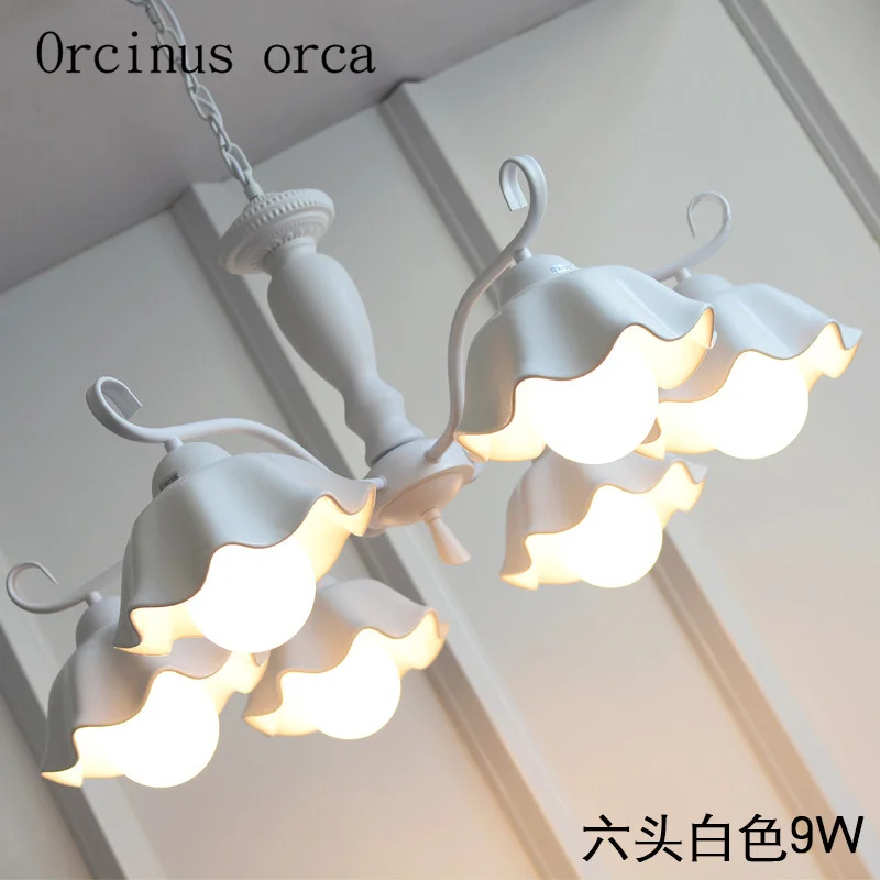 

Korean chandelier ceramic garden children's room Nordic modern minimalist living room dining room kitchen lamps