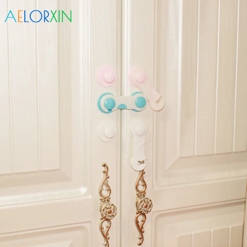 

3Pcs/Lot Baby Safety Protection From Children For Home Safety Locks For Refrigerators Cabinet Drawer Lock Castle For Newborns