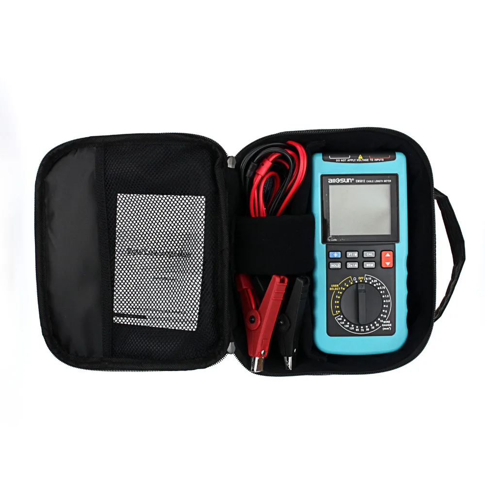 Modern digital cable length meter PC Data Network LCD Digital display automatic temperature compensation all-sun EM5812 6