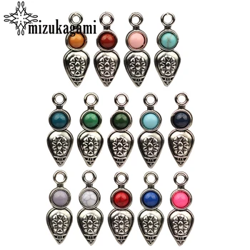 

10pcs/lot 28*10mm Alloy Charms Retro Tear Water Drop Charms Pendant For DIY Necklace Jewelry Making Finding Accessories