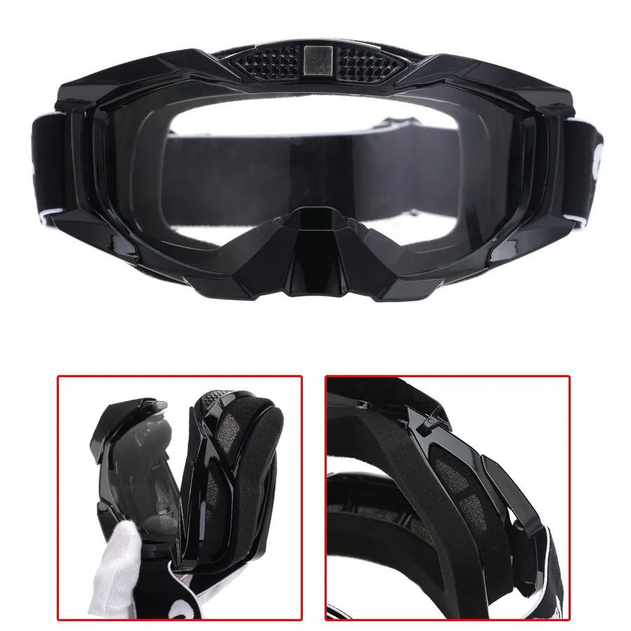 Óculos para Motociclismo Óculos de Corrida Esporte ao ar Possbay Motocross Mountain Bike Livre 5 Óculos p/ moto